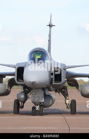 Saab JAS 39 C Gripen schwedische Luftwaffe Kampfjet Flugzeug Stockfoto