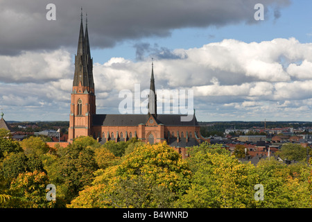 Uppsala Kathedrale (Domkyrka) Stockfoto