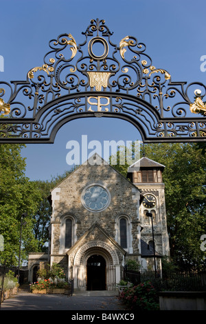 Alte Kirche St. Pancras Pancras Road KIngs Cross London Stockfoto