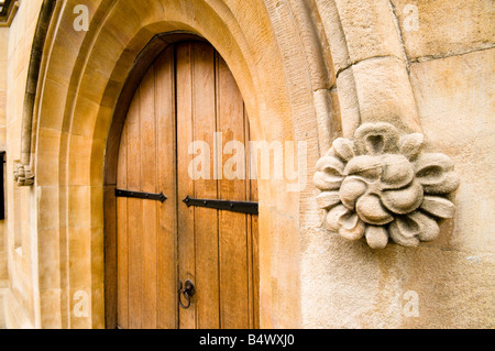 Architektonischen Details der Temple Church, London Stockfoto