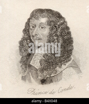 Louis II. De Bourbon, Prince de Condé alias the Great Condé, Le Grand Condé, 1621 bis 1686. Französischer General. Stockfoto