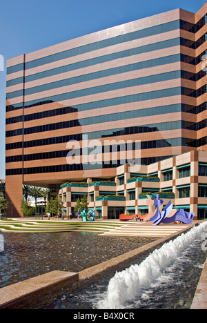 Koll Center North Phase II Gebäude Irvine, Orange County, CA, United States Business Center Architektur Architektonische closeup Stockfoto