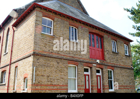 Bühneneingang des Normansfield Krankenhaus Theater Hampton Wick London zurück Stockfoto