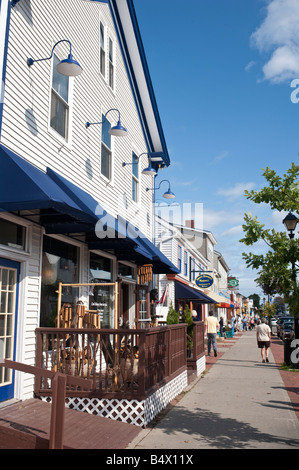 Wasser-Straße in St. Andrews New Brunswick, Kanada Stockfoto