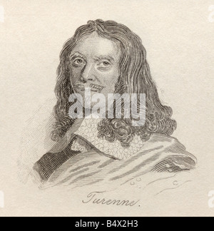 Henri de la Tour d 'Auvergne, Vicomte de Turenne, 1611 - 1675. Französischer Militärführer und Marschall von Frankreich. Stockfoto