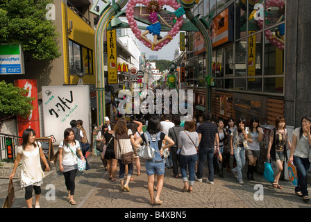 Takeshita Dori in Harajuku, Tokio. Stockfoto