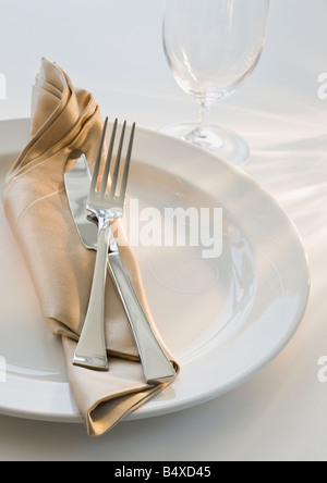 Elegante placesetting Stockfoto