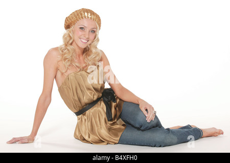 Camilla lateinamerikanische Strictly Come Dancing Tanz-Profi gesehen hier im Studio, Dezember 2006 Stockfoto