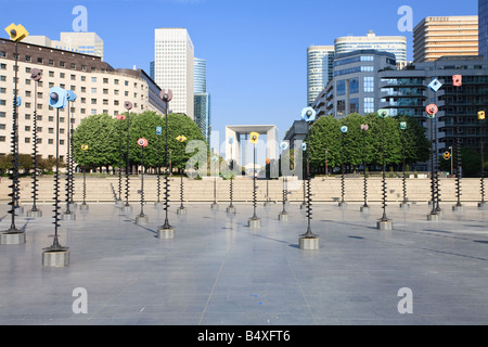 La Defense Paris Frankreich Stockfoto