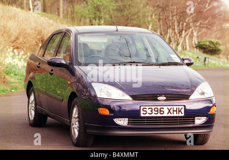Ford Focus viertürige Limousine 1999 Modell Stockfoto