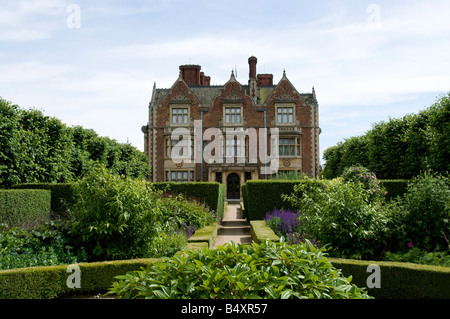 Nordansicht von Sandringham Haus Sandringham Norfolk England von den formalen Gärten Stockfoto