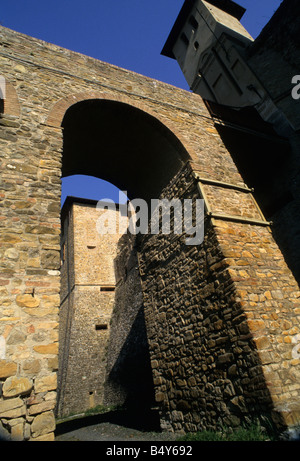 Burg in Felino, Emilia-Romagna, Italien Stockfoto