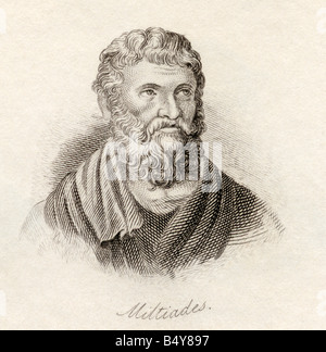 Miltiades der Jüngere, ca. 550 v. Chr. bis 489 v. Chr. Griechischer Militärkommandeur und General. Stockfoto