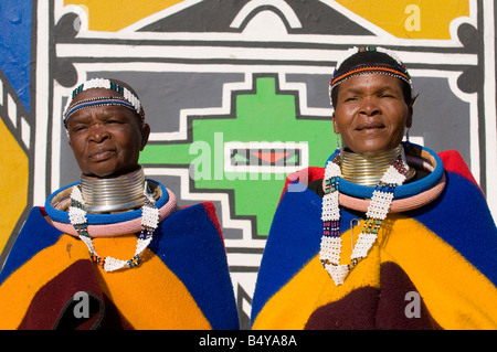 Ndebele, Mission, Botshabele, Limpopo, Südafrika Stockfoto