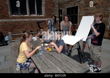 New Haven ct Yale University advanced film Klasse an der Yale Summer School Stockfoto