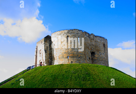 Cliffords Tower York City England UK United Kingdom Stockfoto