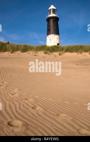 Spurn Point lighthouse Stockfoto