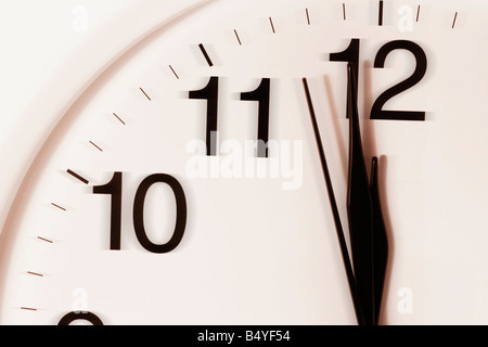Uhrzeiger Stockfoto
