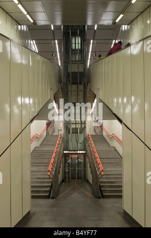 Vienna-U-Bahnlinie U3 Station Johnstraße Stockfoto