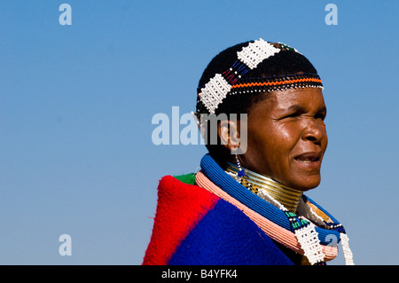 Ndebele, Mission, Botshabele, Limpopo, Südafrika Stockfoto