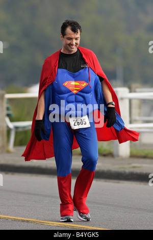 Teilnehmer im Royal Victoria Marathon Victoria British Columbia Kanada Stockfoto