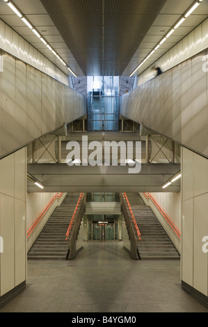 Vienna-U-Bahnlinie U3 Station Johnstraße Stockfoto