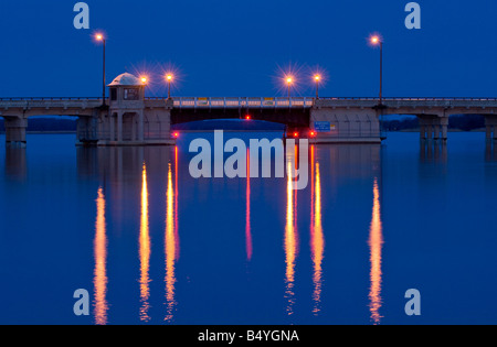 Zeichnen Sie Span über Chester River, Chestertown, Maryland in der Nähe der Chesapeake Bay. Stockfoto