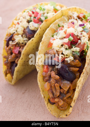 Gefüllte Tacos Stockfoto