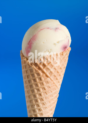 In der Nähe der Waffel Coned Eis Stockfoto