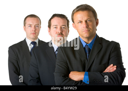 Gruppe von Geschäftsleuten, die auf der Suche Stern Stockfoto