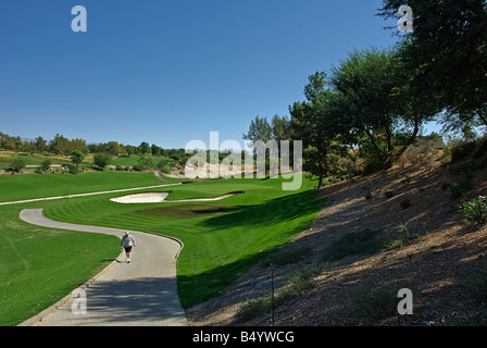 Indian Wells, USA Golf, Golfplatz, Resort, Indian Wells, Palm Desert, CA, Scenic, Coachella Valley, in der Nähe von Palm Springs Stockfoto