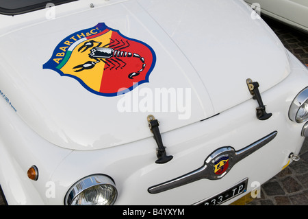 Fiat 500 Abarth, italienische Autos Stockfoto