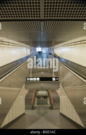 Vienna-U-Bahnlinie U3 Station Johnstraße Stockfoto