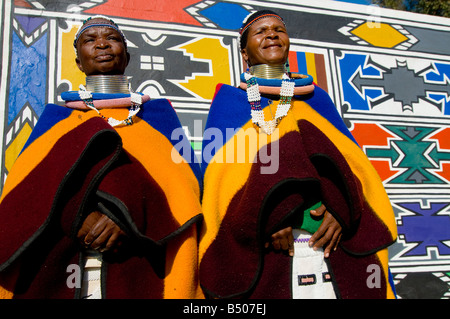 Ndebele, mission Station, Botshabele, Limpopo, Südafrika Stockfoto