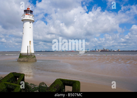 New Brighton Leuchtturm, Wirral UK Stockfoto