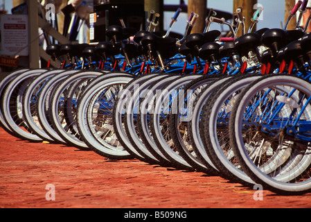 Verleih Fahrräder St. Michael Maryland Stockfoto