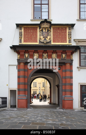 Wien, Hofburg, Schweizertor, 1547-1552 Stockfoto