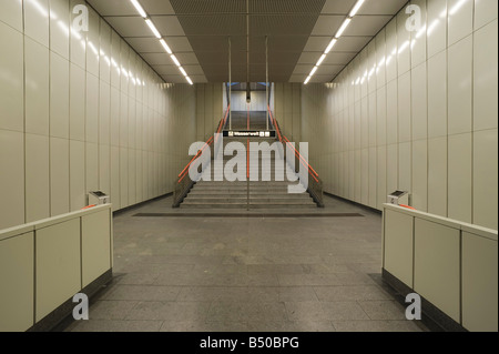 Vienna-U-Bahnlinie U3 Station Johnstraße Stockfoto