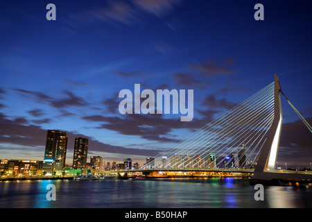 Erasmus-Brücke über die Maas, Rotterdam Stockfoto