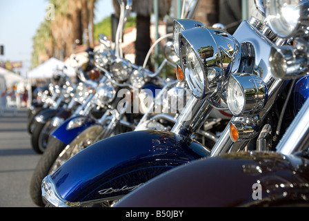 Harley-Davidson Motorräder amerikanischen Hitze Palm Springs CA Motorrad & Hot Rod Weekend Stockfoto