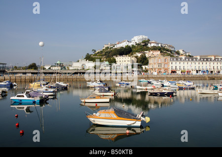 Torquay Badeort an der englischen Riviera Devon England Bootfahren Marina am Ufer dieser beliebten West Land-Stadt Stockfoto