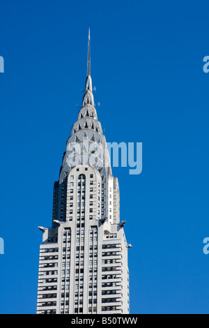 Chrysler Building Krone Stockfoto