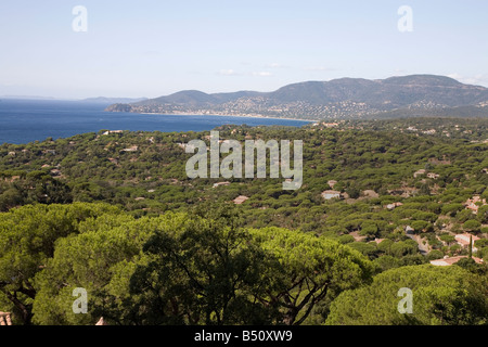 Bereich der Corniche des Maures Südfrankreich Sept 2008 Stockfoto