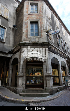 Ein Juweliergeschäft in Villefranche De Rouergue, Frankreich Stockfoto