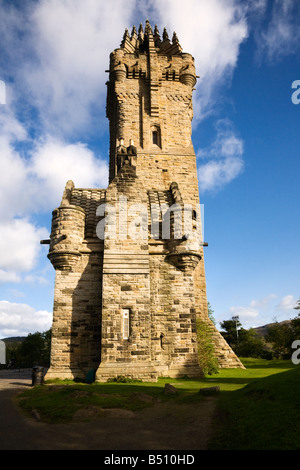 Die National Wallace Monument Desiged von John Thomas Rochead, Abbey Craig Stadt Stirling, Schottland. Stockfoto