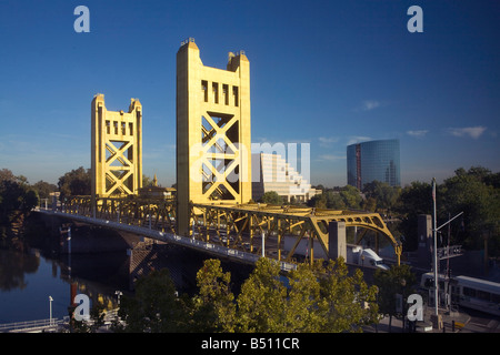 Tower Bridge, Sacramento Stockfoto