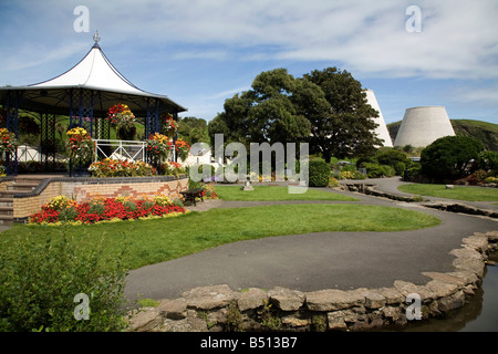 Musikpavillon im Park Ilfracombe devon Stockfoto