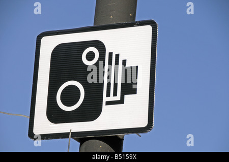 Straße-Verkehrszeichen Kamera Islington London England UK Stockfoto