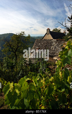 Ein Blick auf das Lot-Tal, Frankreich Stockfoto