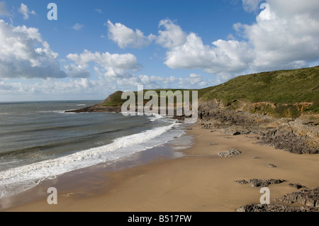 Mewslade Bay Gower West Glamorgan Stockfoto